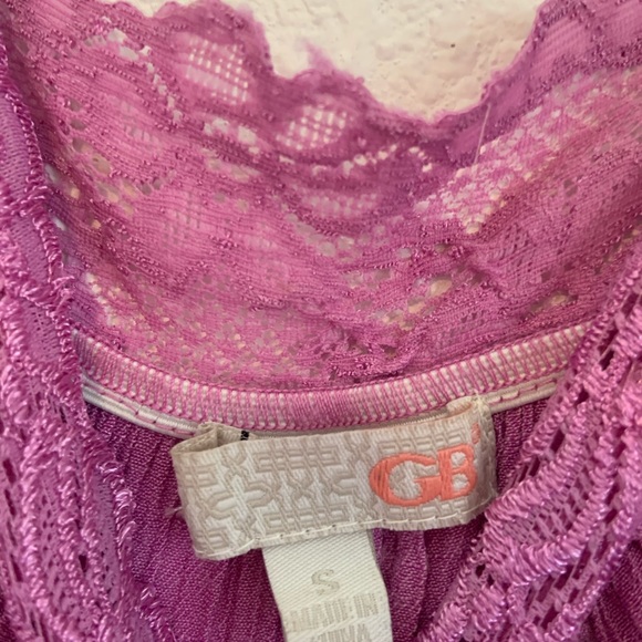 Fuschia pink Gianni Bini top - Picture 3 of 4